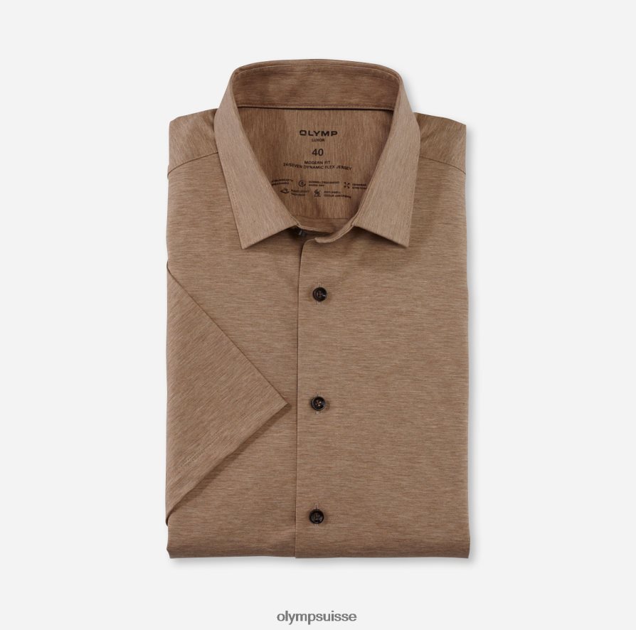luxor 24/7 modern fit, chemise business, new kent, naturel OLYMP vêtements VVP4DB1044