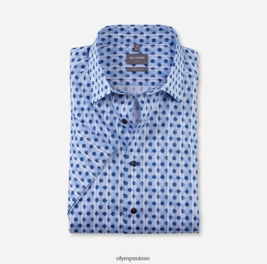 luxor confort fit, chemise business, new kent, bleu OLYMP vêtements VVP4DB1473