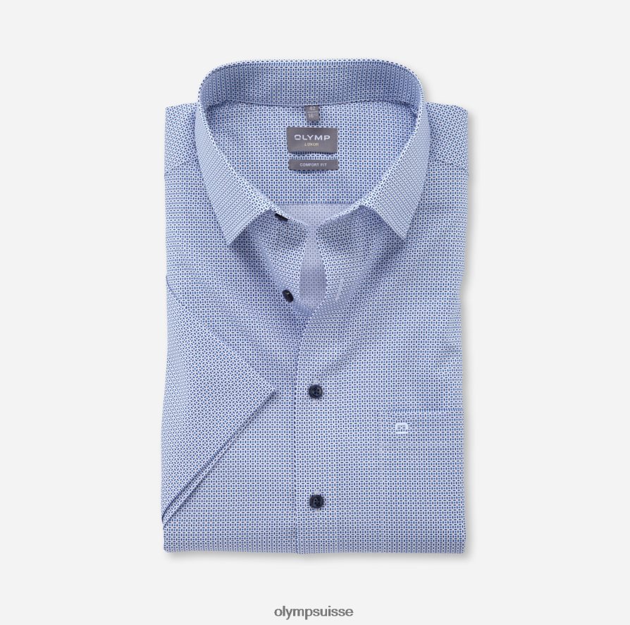 luxor confort fit, chemise business, new kent, bleu OLYMP vêtements VVP4DB1499