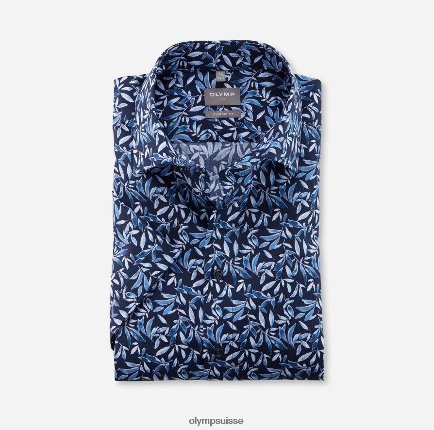 luxor confort fit, chemise business, new kent, bleu OLYMP vêtements VVP4DB1508