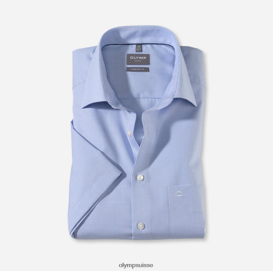 luxor confort fit, chemise business, new kent, bleu OLYMP vêtements VVP4DB1562