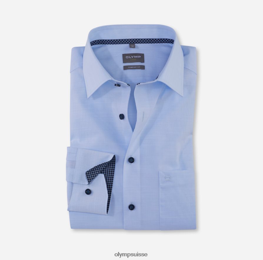 luxor confort fit, chemise business, new kent, bleu OLYMP vêtements VVP4DB1623