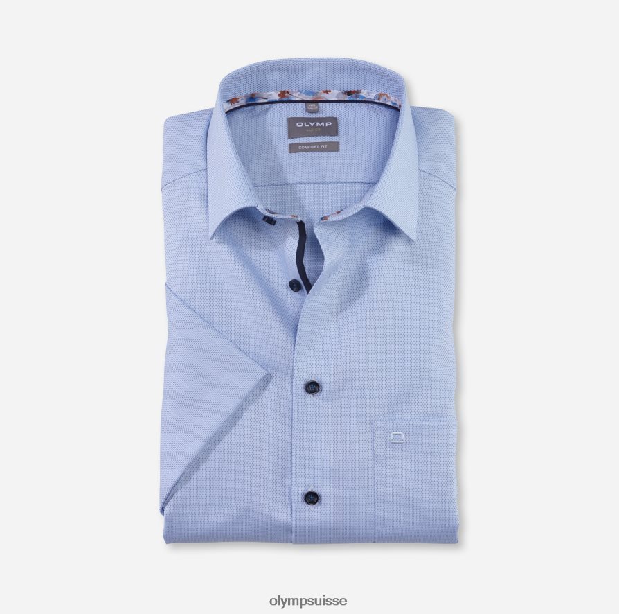 luxor confort fit, chemise business, new kent, bleu OLYMP vêtements VVP4DB1633