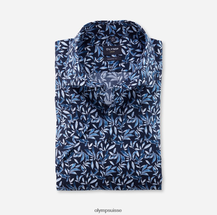 luxor modern fit, chemise business, global kent, bleu OLYMP vêtements VVP4DB1121