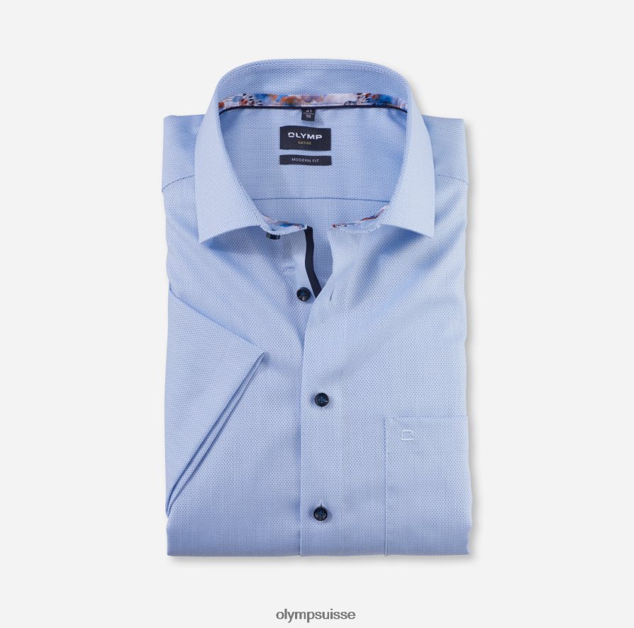 luxor modern fit, chemise business, global kent, bleu OLYMP vêtements VVP4DB1227