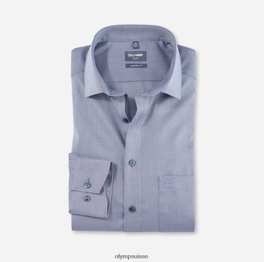 luxor modern fit, chemise business, global kent, bleu OLYMP vêtements VVP4DB1243