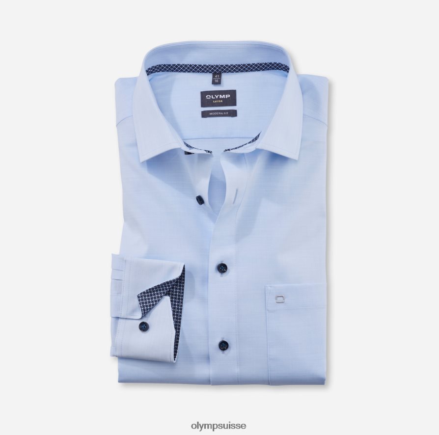 luxor modern fit, chemise business, global kent, bleu OLYMP vêtements VVP4DB1267