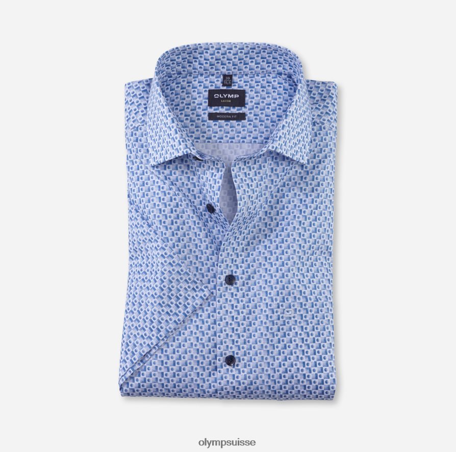 luxor modern fit, chemise business, global kent, bleu OLYMP vêtements VVP4DB1271