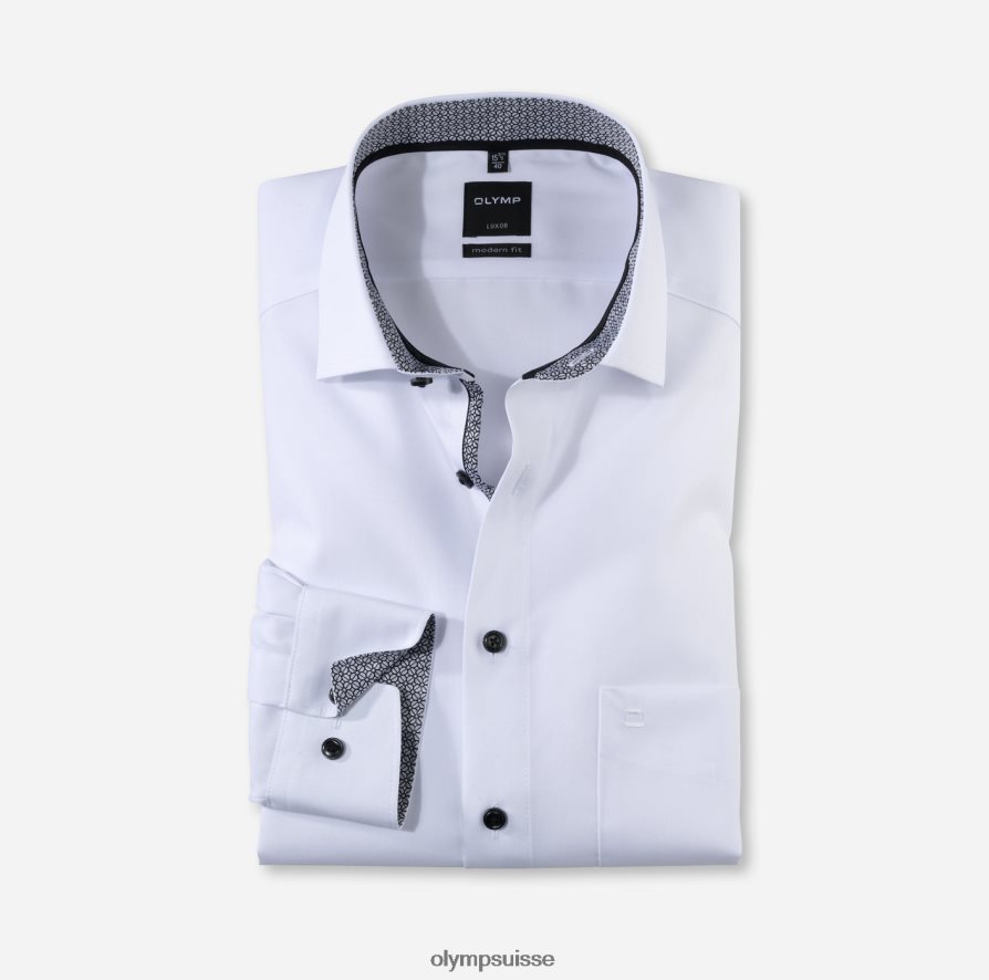 luxor modern fit, chemise business, manches longues extra longues, global kent, anthracite OLYMP vêtements VVP4DB1407