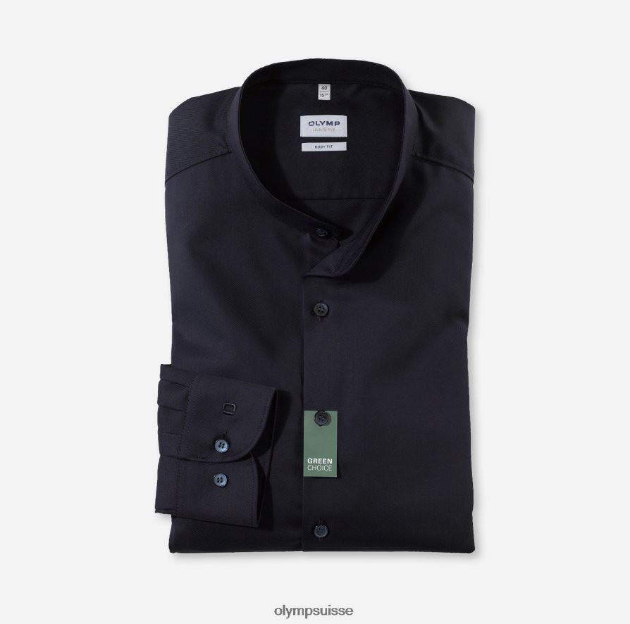Level Five Body Fit, chemise business, col montant, bleu nuit OLYMP vêtements VVP4DB402