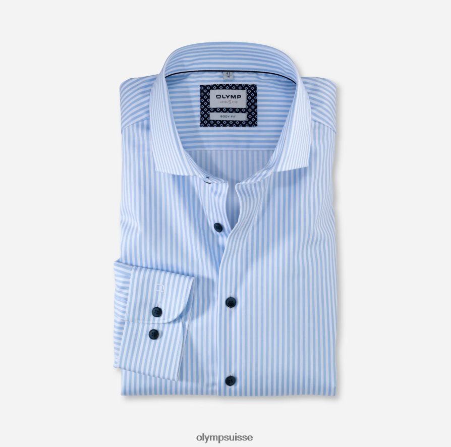 body fit niveau cinq, chemise business, manches longues extra longues, royal kent, bleu OLYMP vêtements VVP4DB875