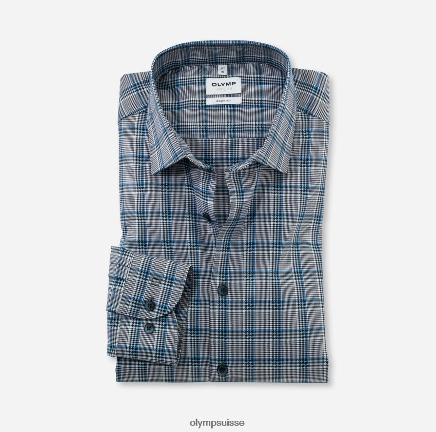 body fit niveau cinq, chemise business, new york kent, bleu OLYMP vêtements VVP4DB411