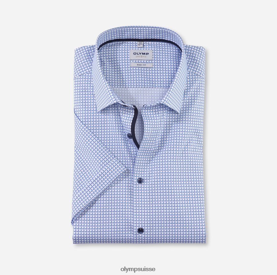 body fit niveau cinq, chemise business, new york kent, bleu OLYMP vêtements VVP4DB428