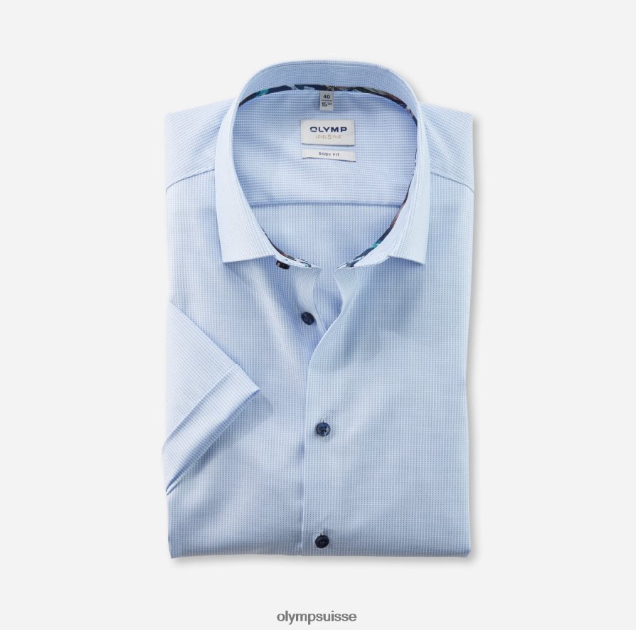 body fit niveau cinq, chemise business, new york kent, bleu OLYMP vêtements VVP4DB456