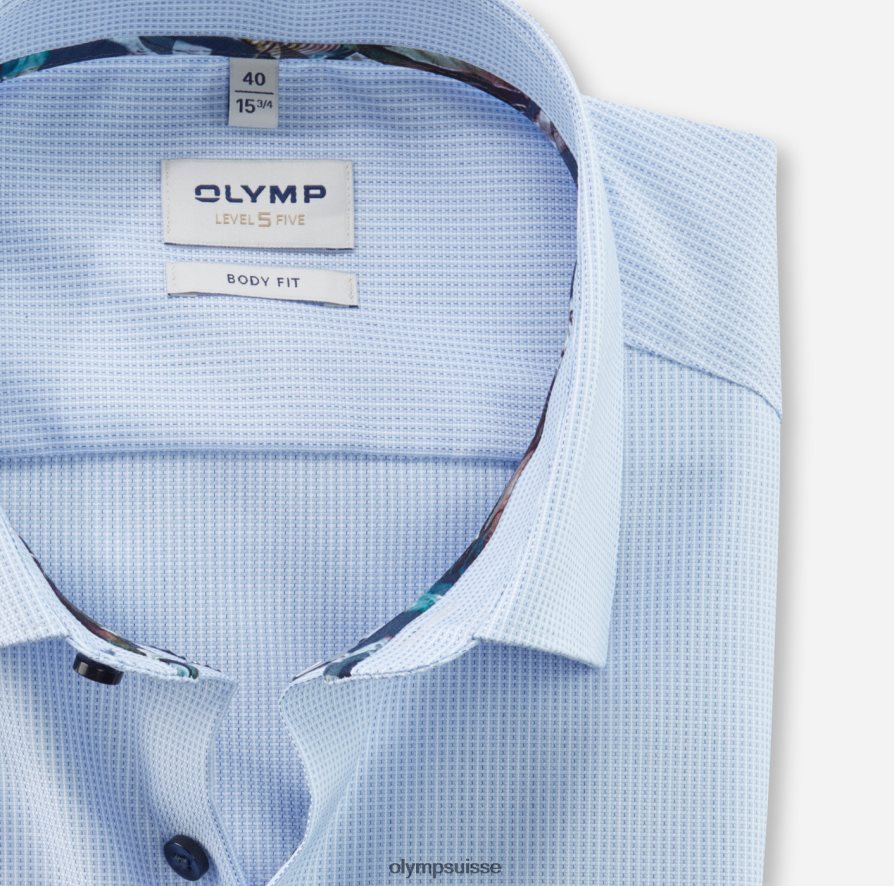 body fit niveau cinq, chemise business, new york kent, bleu OLYMP vêtements VVP4DB456