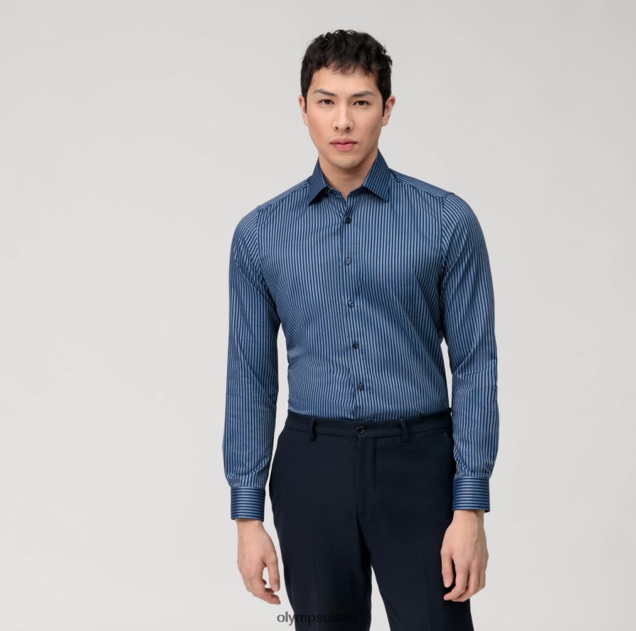 body fit niveau cinq, chemise business, new york kent, bleu OLYMP vêtements VVP4DB532