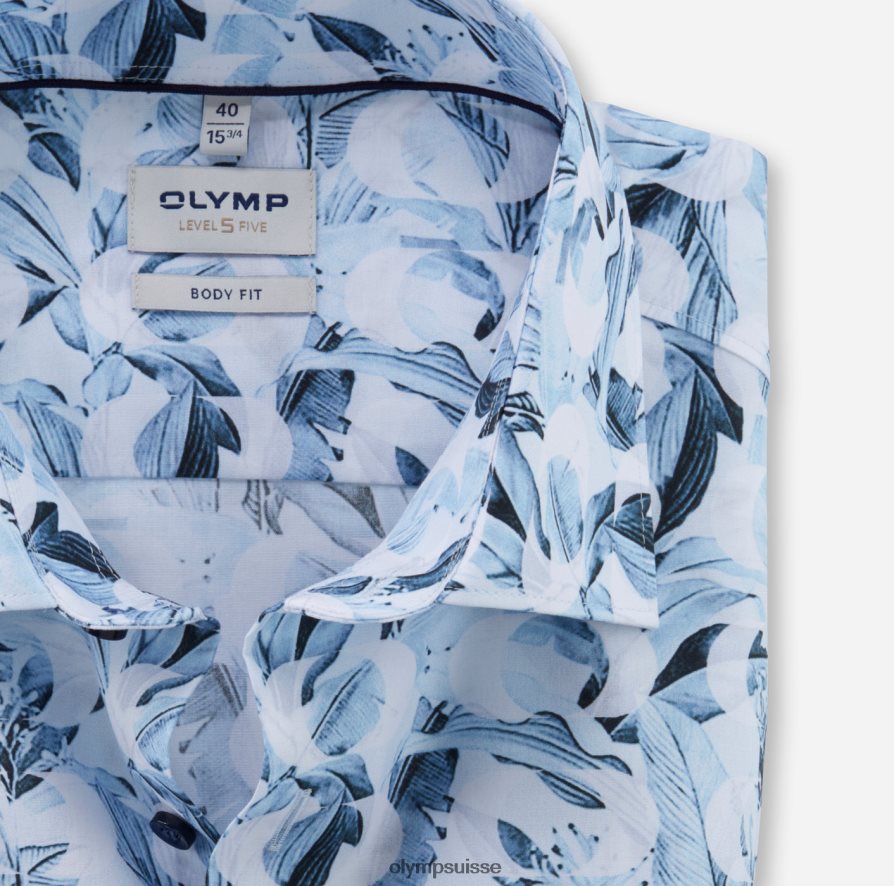 body fit niveau cinq, chemise business, new york kent, bleu OLYMP vêtements VVP4DB664