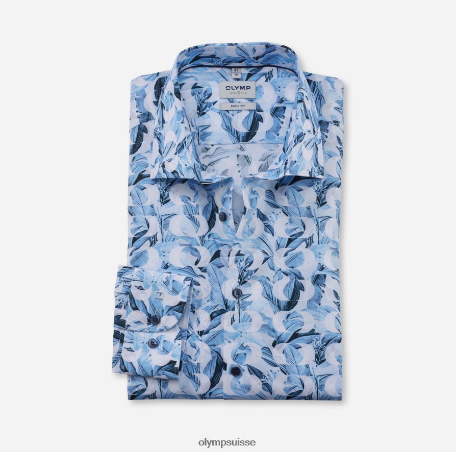 body fit niveau cinq, chemise business, new york kent, bleu OLYMP vêtements VVP4DB728