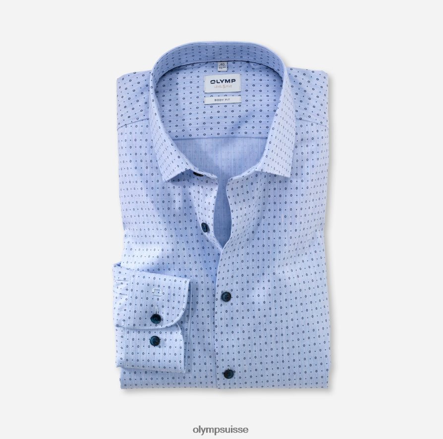 body fit niveau cinq, chemise business, new york kent, bleu OLYMP vêtements VVP4DB730