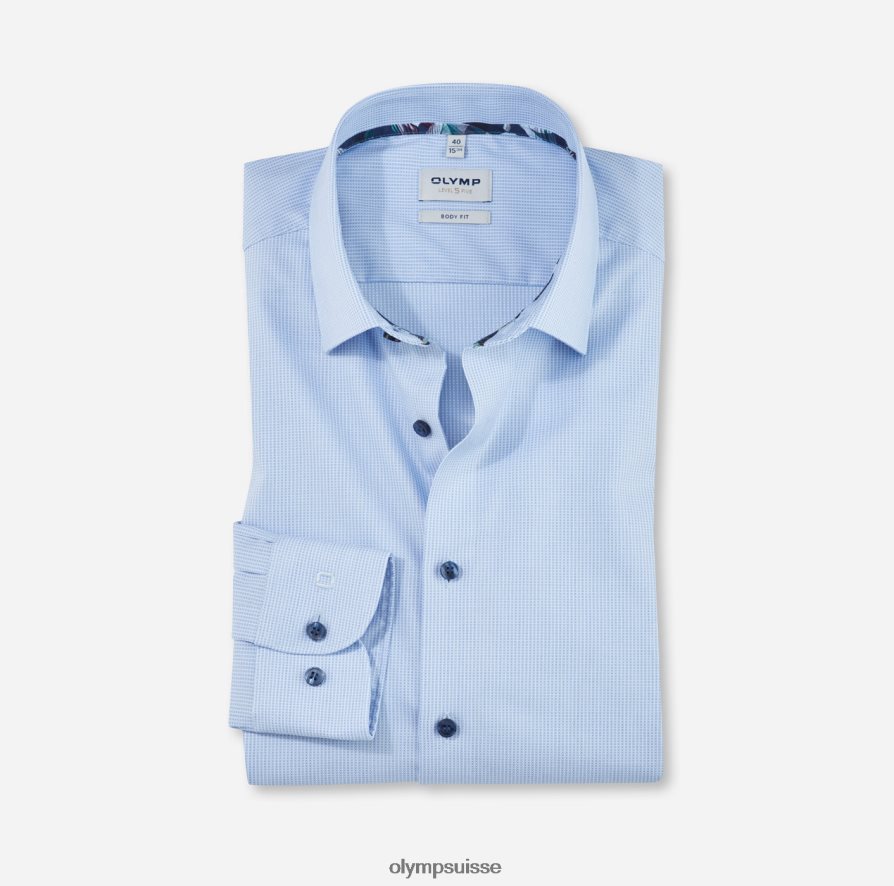 body fit niveau cinq, chemise business, new york kent, bleu OLYMP vêtements VVP4DB775