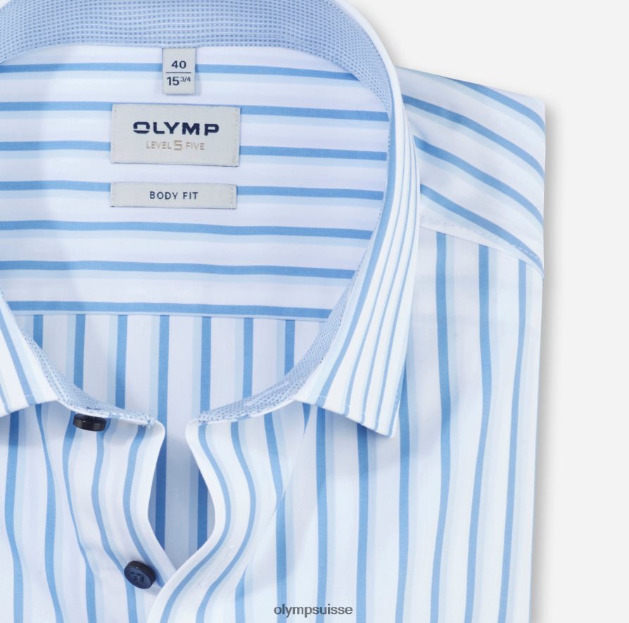 body fit niveau cinq, chemise business, new york kent, bleu OLYMP vêtements VVP4DB794