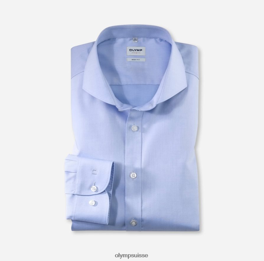 body fit niveau cinq, chemise business, pan coupé, bleu OLYMP vêtements VVP4DB841