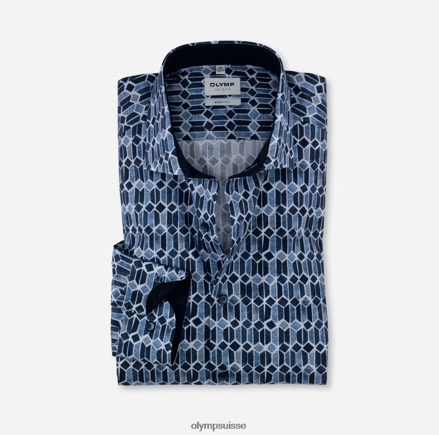 body fit niveau cinq, chemise business, royal kent, bleu OLYMP vêtements VVP4DB721