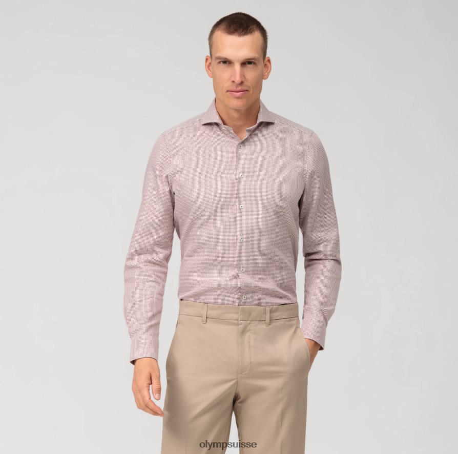 coupe body niveau cinq, chemise business, coupe, rouge OLYMP vêtements VVP4DB474