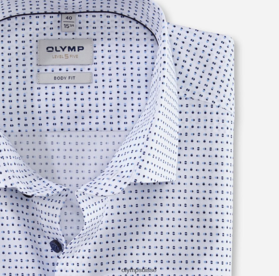 coupe body niveau cinq, chemise business, kent moderne, bleu OLYMP vêtements VVP4DB343
