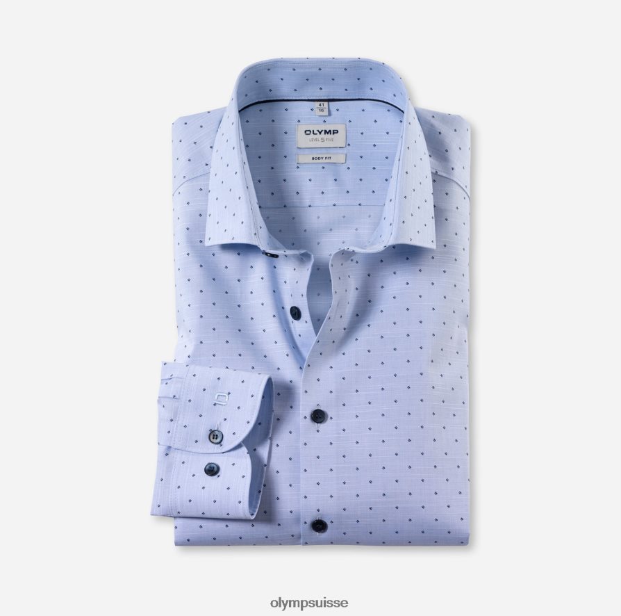 coupe body niveau cinq, chemise business, kent moderne, bleu OLYMP vêtements VVP4DB473