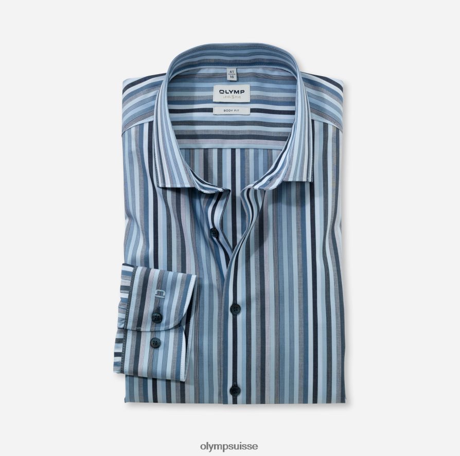 coupe body niveau cinq, chemise business, kent moderne, bleu OLYMP vêtements VVP4DB644