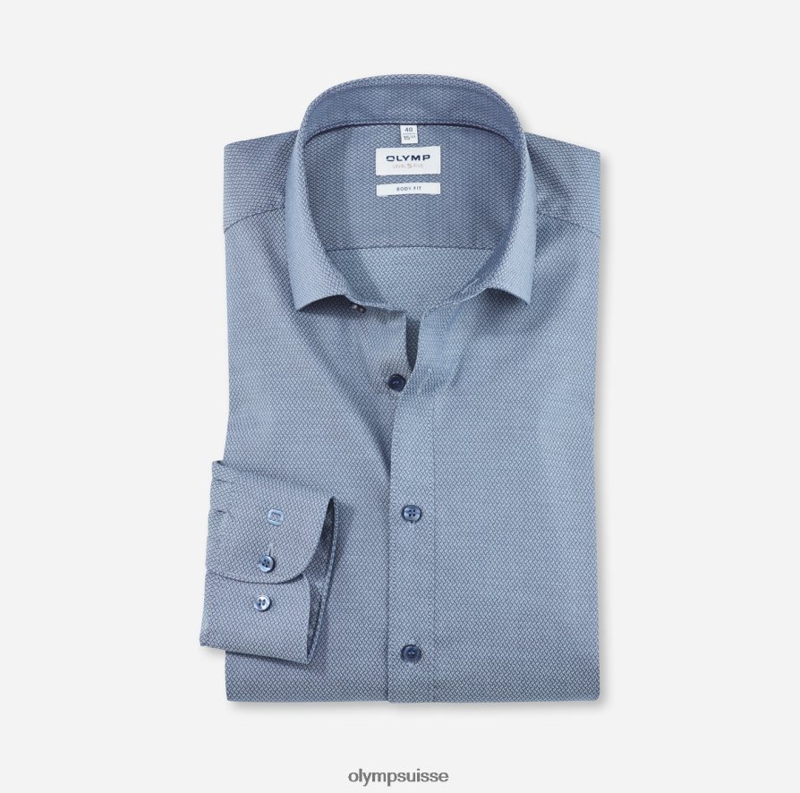 coupe body niveau cinq, chemise business, kent moderne, bleu OLYMP vêtements VVP4DB747