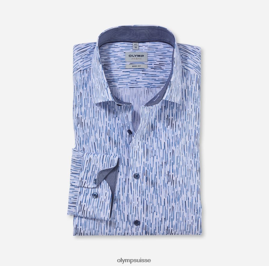 coupe body niveau cinq, chemise business, kent moderne, bleu OLYMP vêtements VVP4DB748