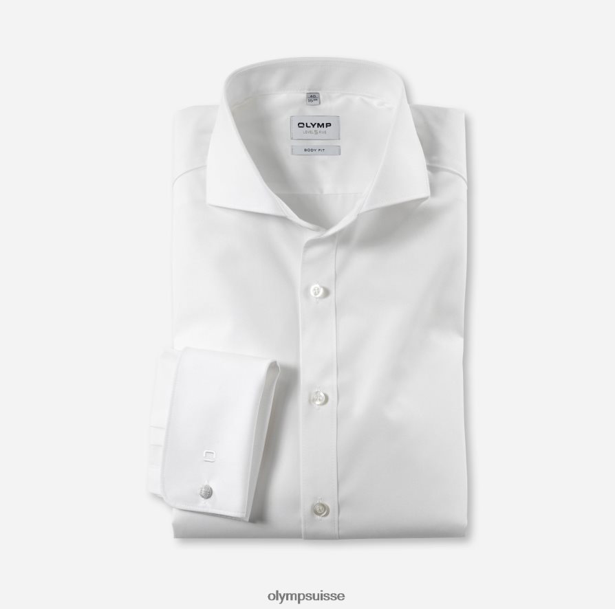 coupe body niveau cinq, chemise business, pan coupé, beige clair OLYMP vêtements VVP4DB837