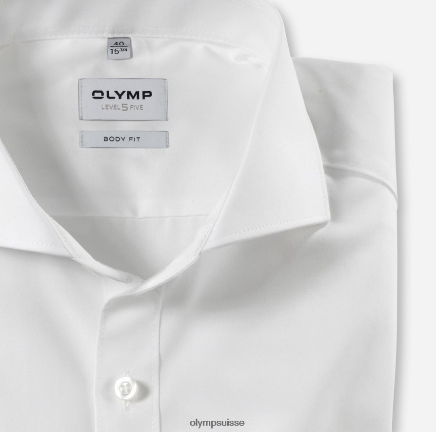 coupe body niveau cinq, chemise business, pan coupé, beige clair OLYMP vêtements VVP4DB837