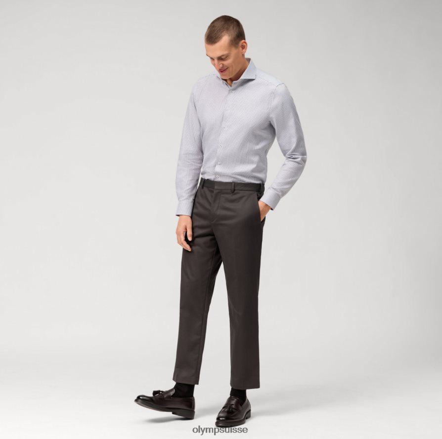 coupe corporelle niveau cinq, chemise business, coupe, marron rougeâtre OLYMP vêtements VVP4DB522