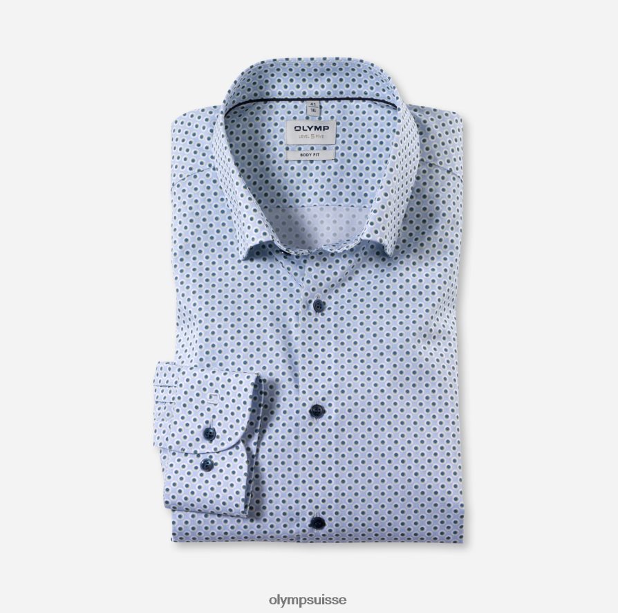 coupe corporelle niveau cinq, chemise business, sous boutonnée, citron vert OLYMP vêtements VVP4DB386