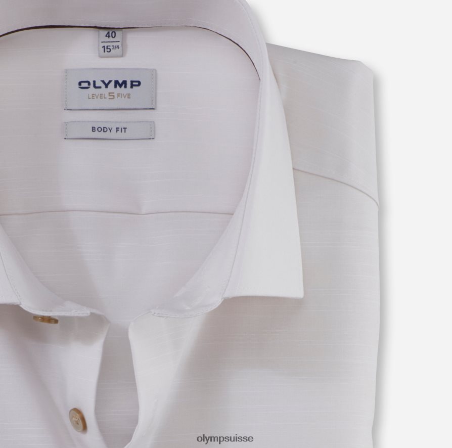 coupe corporelle niveau cinq, chemise d\'affaires, kent moderne, beige clair OLYMP vêtements VVP4DB694