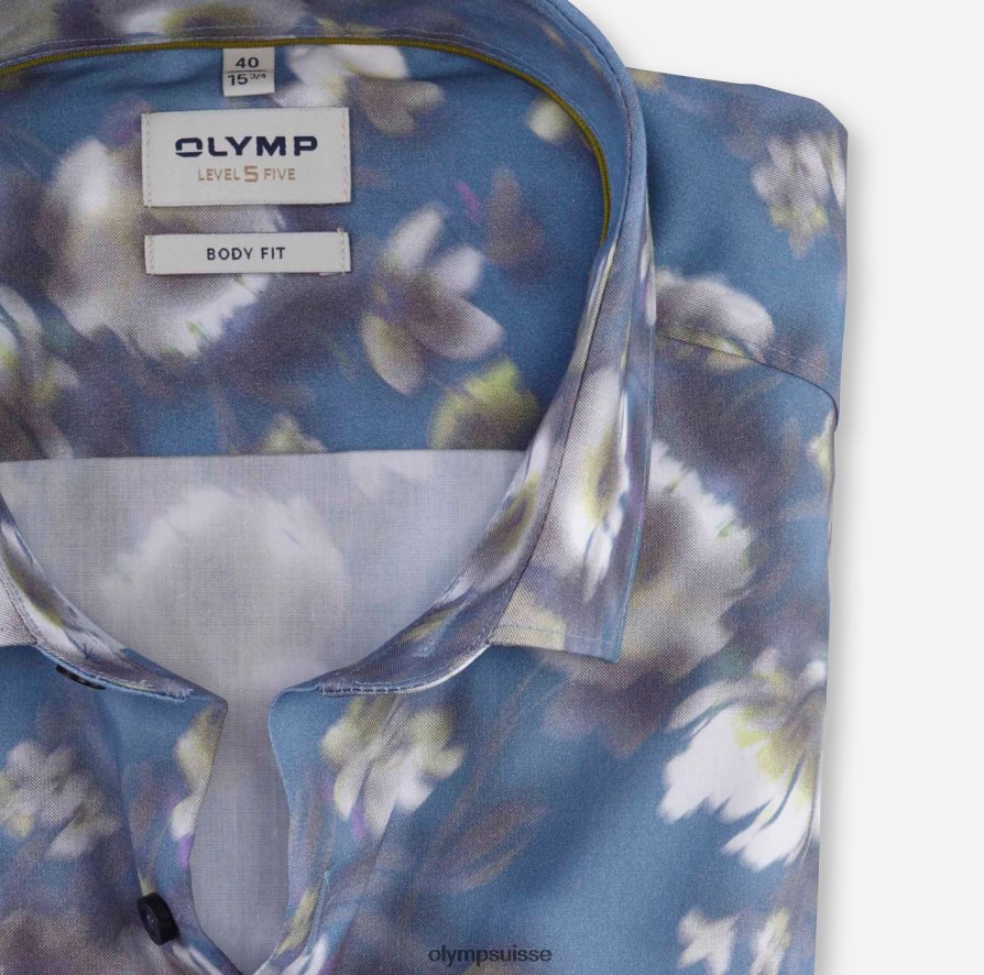 coupe corporelle niveau cinq, chemise d\'affaires, kent moderne, citron vert OLYMP vêtements VVP4DB604