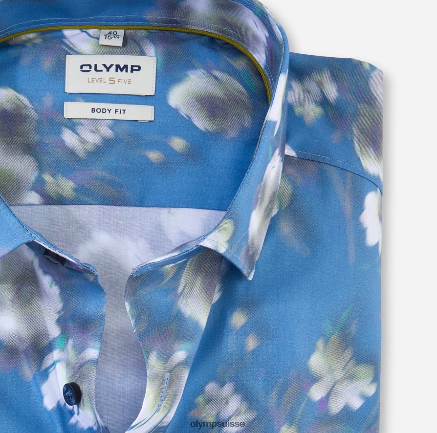 coupe corporelle niveau cinq, chemise d\'affaires, kent moderne, citron vert OLYMP vêtements VVP4DB696