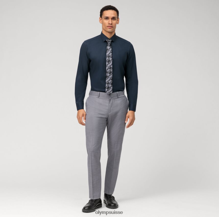 coupe corporelle niveau cinq, chemise d\'affaires, kent moderne, cobalt OLYMP vêtements VVP4DB513