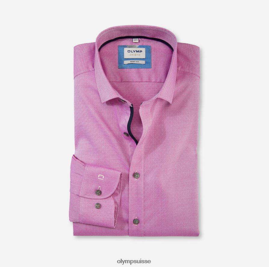 coupe corporelle niveau cinq, chemise d'affaires, kent moderne, fuchsia OLYMP vêtements VVP4DB368