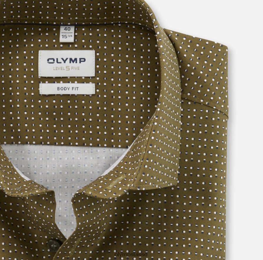 coupe corporelle niveau cinq, chemise d\'affaires, kent moderne, laiton OLYMP vêtements VVP4DB667