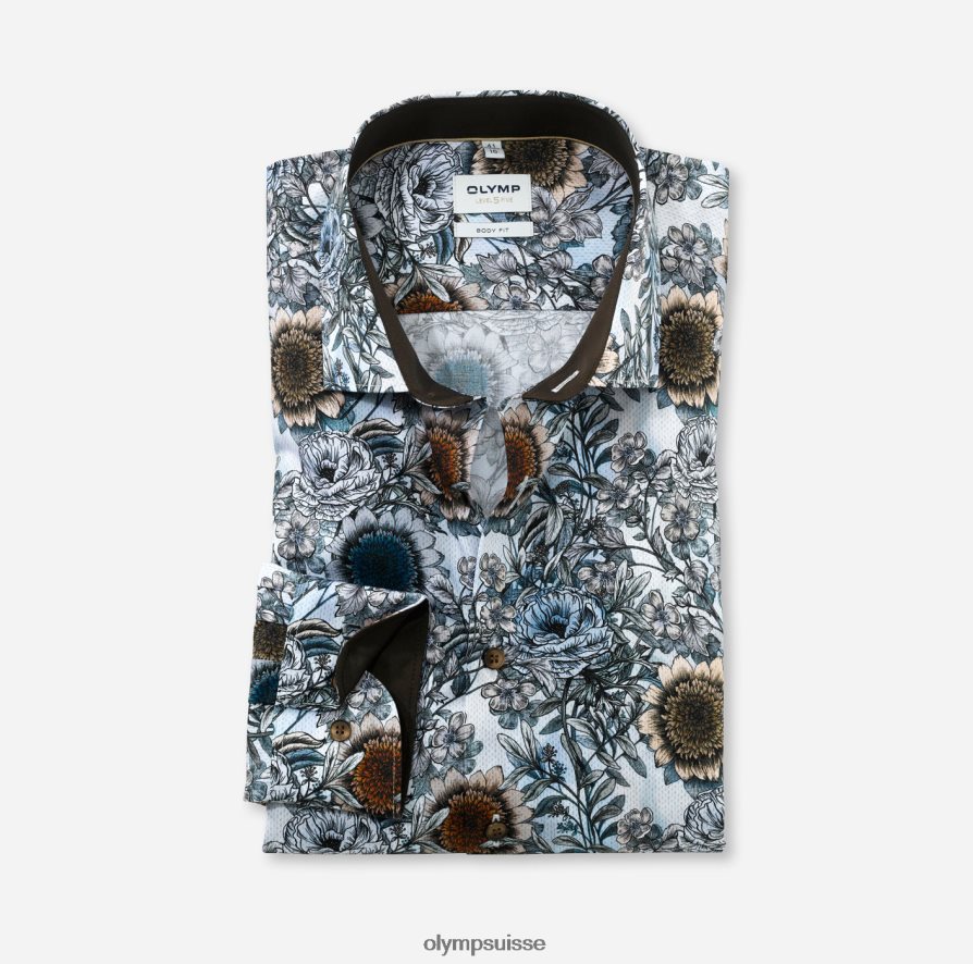 coupe corporelle niveau cinq, chemise d'affaires, kent moderne, naturel OLYMP vêtements VVP4DB751