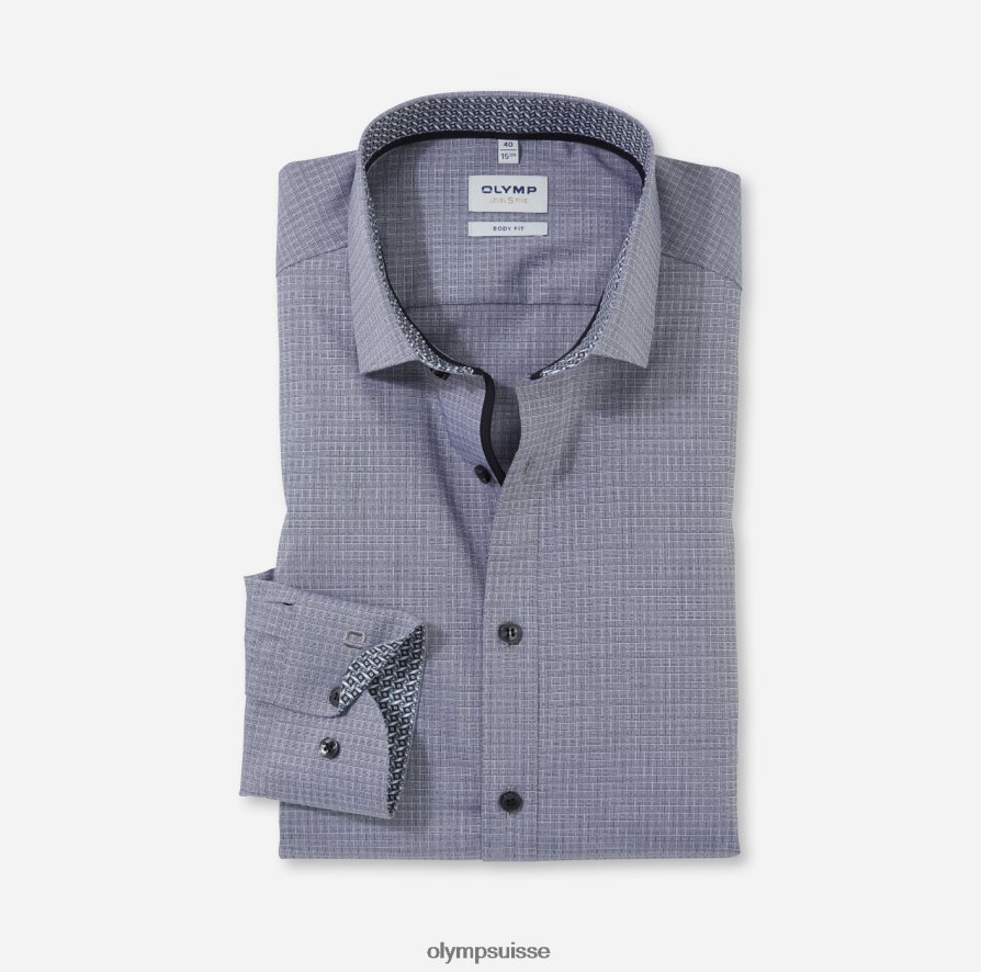 coupe corporelle niveau cinq, chemise d'affaires, kent moderne, noir OLYMP vêtements VVP4DB649