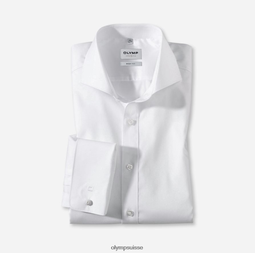 coupe corporelle niveau cinq, chemise d'affaires, manches longues extra longues, coupe, blanc OLYMP vêtements VVP4DB910