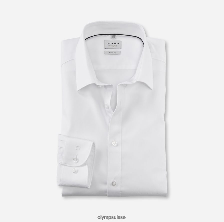 coupe corporelle niveau cinq, chemise d'affaires, new york kent, blanc OLYMP vêtements VVP4DB543