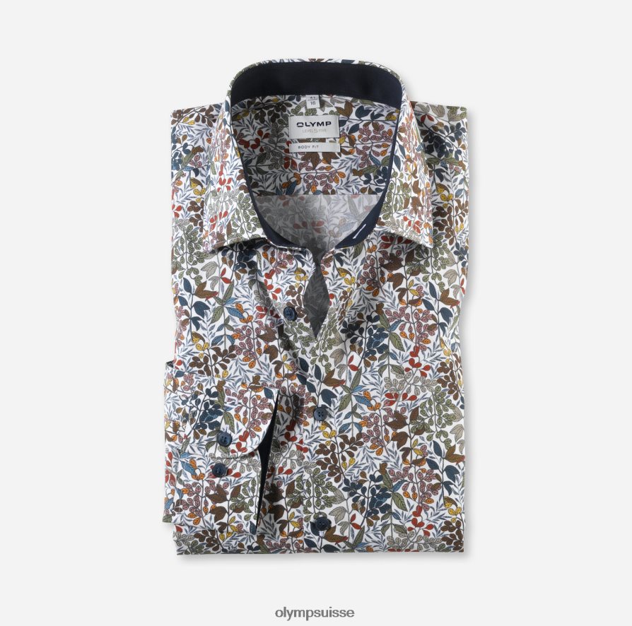 coupe corporelle niveau cinq, chemise d'affaires, new york kent, blanc OLYMP vêtements VVP4DB771