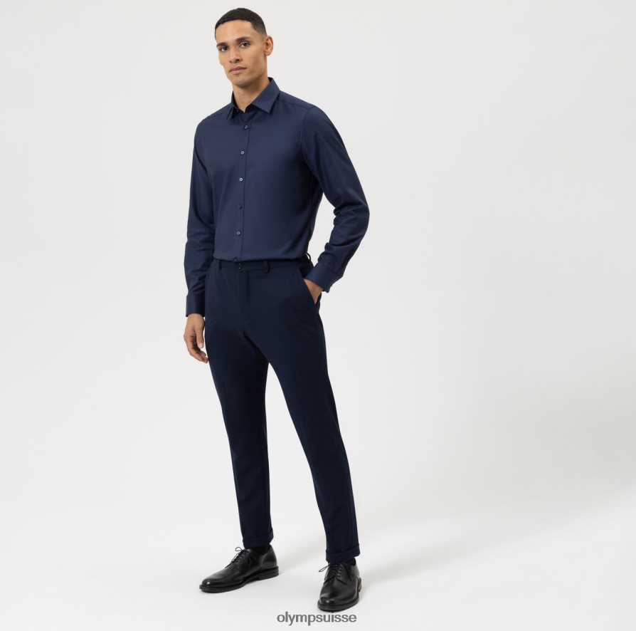 coupe corporelle niveau cinq, chemise d\'affaires, new york kent, bleu nuit OLYMP vêtements VVP4DB495