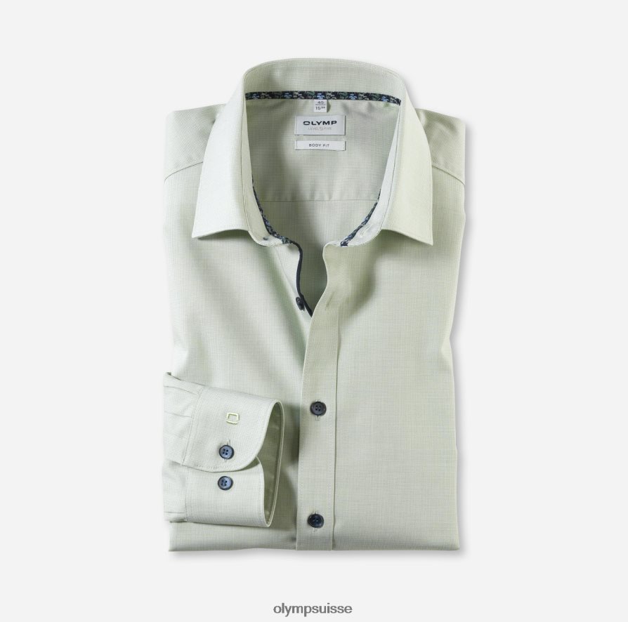 coupe corporelle niveau cinq, chemise d'affaires, new york kent, citron vert OLYMP vêtements VVP4DB749